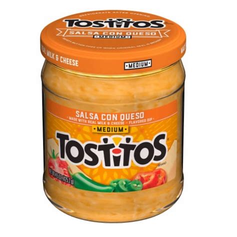 Tostitos Medium Salsa Con Queso Dip Oz Kroger