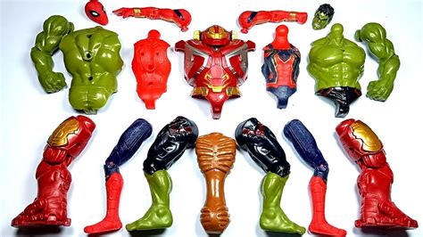 Merakit Mainan Spider Man Hulk Smash Sirenhead Hulk Buster