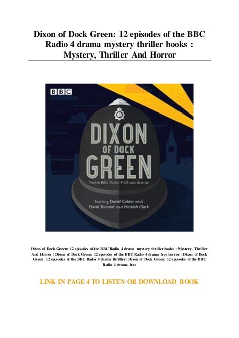 Dixon of Dock Green: 12 episodes of the BBC Radio 4 drama mystery ...