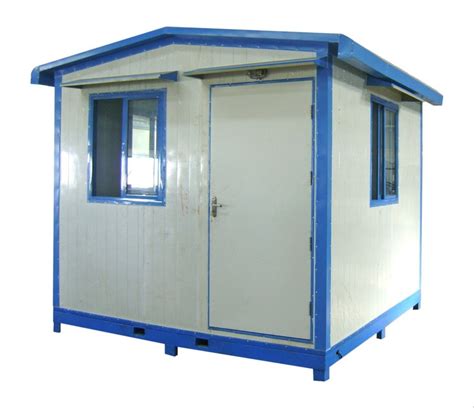 Rectangular Galvanized Finished FRP Portable Security Cabin At Rs 1650