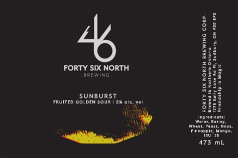 Sunburst Forty Six North Brewing Untappd