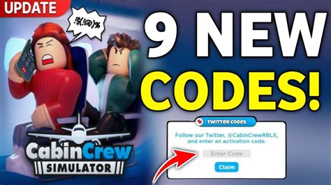 New September Cabin Crew Simulator Codes 2024 Roblox Cabin Crew