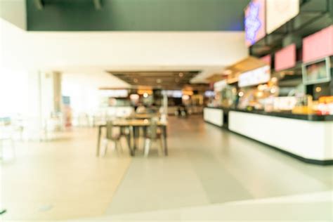 Premium Photo Abstract Blur Food Court In Shopping Mall For Background