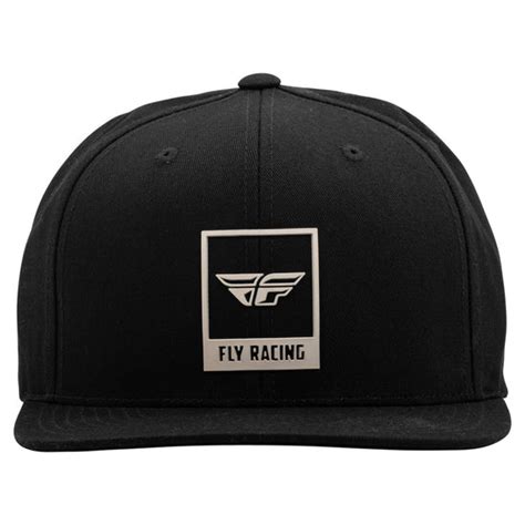 Fly Racing Boss Hat-Black-White-Adult at J&R Bicycles — J&R Bicycles, Inc.