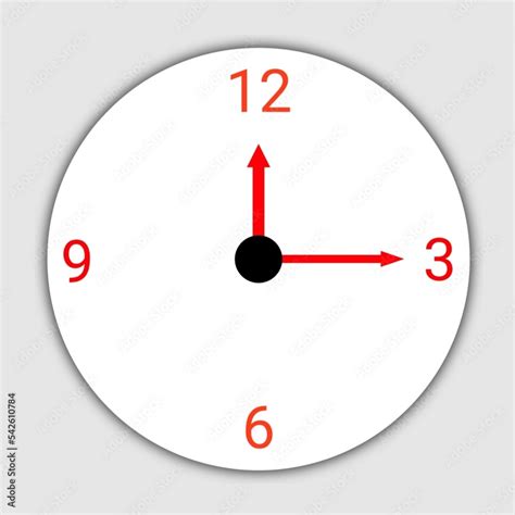 front view  clock click face illustration  icon symbol clock