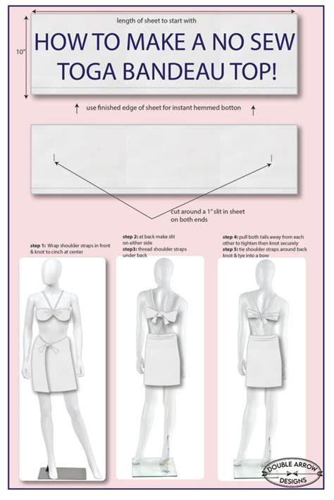 How To Make Cute Togas In Quick Easy Steps Double Arrow Designs