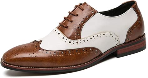 Oxford Schuhe F R M Nner Brogue Low Cut Schn R Lederschuhe