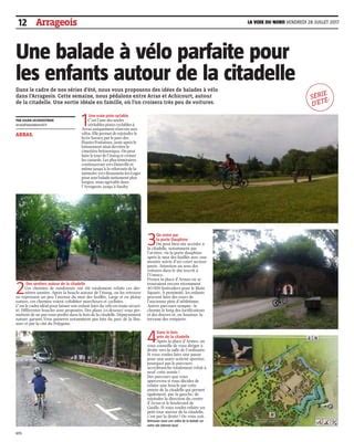 Juillet 2017 balade vélo citadelle Arras pdf Téléchargement Gratuit