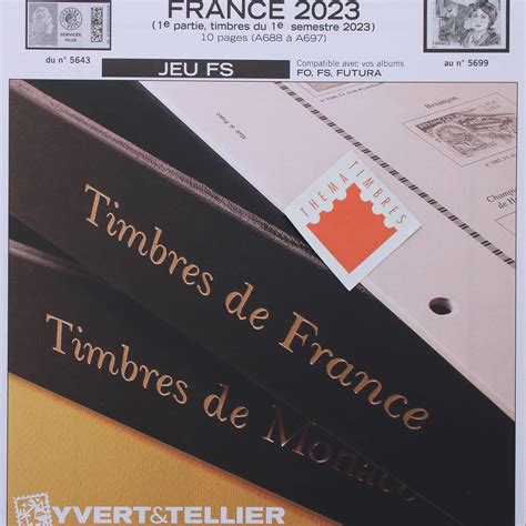 Jeu France Futura Fs Er Semestre Yvert Et Tellier