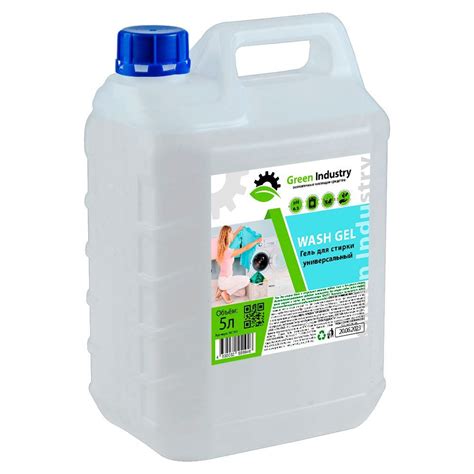 Гель для стирки Green Industry Wash Gel универсальный, 5л - купить с ...