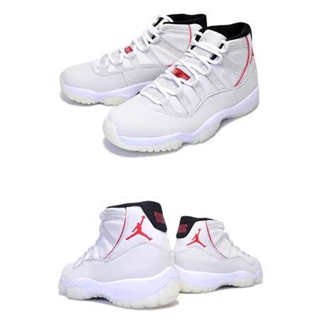 ナイキ エアジョーダン 11 Nike Air Jordan 11 Retro Platinum Tintuniversity Red