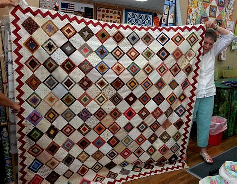 Civil War Log Cabins By Nancy Ritter This Quilt Is 76 X 76