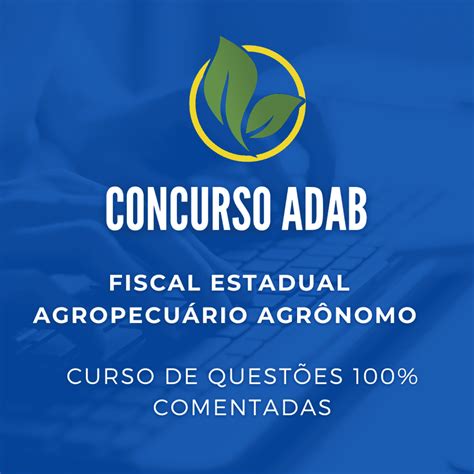 Curso De Quest Es Comentadas Para O Concurso Adab Fiscal