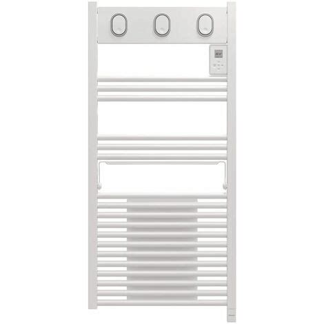 Sèche serviettes électrique soufflant Marapi 1500W tactile blanc