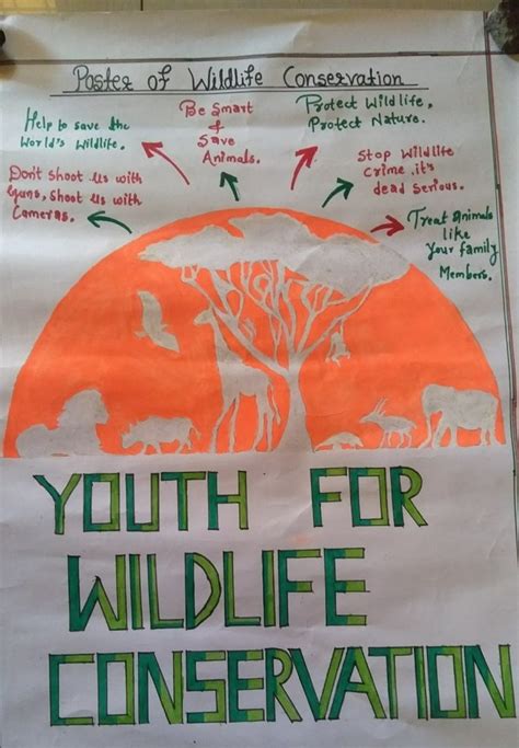 Poster of wildlife conservation – India NCC