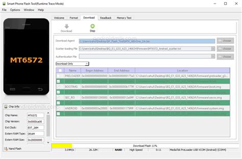 How To Flash Stock Rom Using Sp Flash Tool Smartphone Flash Tool