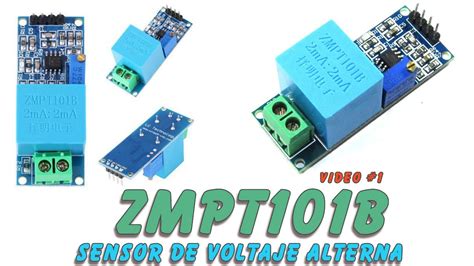 ZMPT101B Sensor De Tension Alterna 1 2 Caracristicas Y Forma De