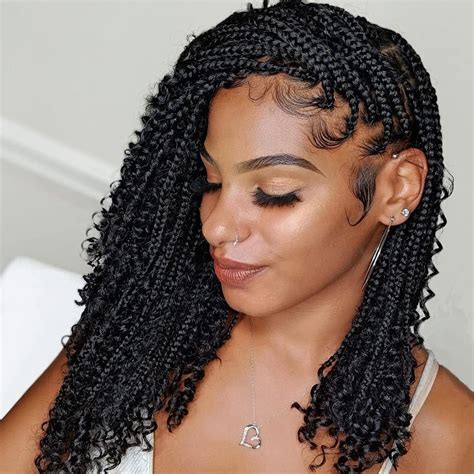 Buy Leeven Inch Boho Box Braids Pre Looped Bohemian Braiding Hair