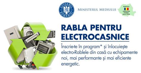 Roman De Luni Ncepe Programul Rabla Pentru Electrocasnice Ce