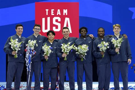 Members Of 2024 Men’s Olympic Gymnastics Team Return To Home Gym In Florida Yahoo Sports