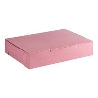 Baker S Lane 9 X 7 X 3 1 2 Pink Auto Popup Window Cake Bakery Box