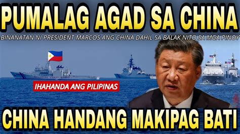 Nagka Sag Tan Pumalag Ang Pilipinas Sa Balak Ng China Sa Mga Pinoy Sa