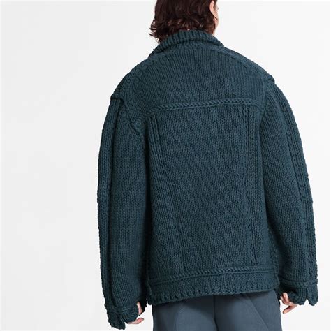 Куртка крупной вязки - Одежда | LOUIS VUITTON | Модные вязаные вещи ...