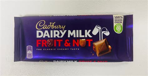 Cadbury Dairy Milk Fruit & Nut -110 g – South Indian Grocery