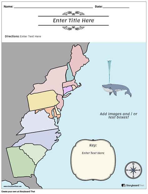 Colore Mappa 13 Colonie Storyboard Por It Examples