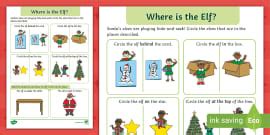 Where Is Santa Worksheet Worksheet Teacher Made