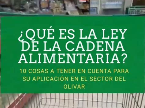 ¿qué Es La Ley De La Cadena Alimentaria 10 Cosas A Tener En Cuenta