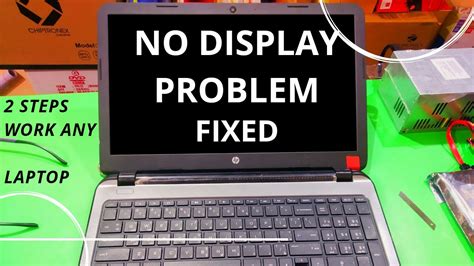 Hp Laptop Power On But No Display Problem Black Screen Problem Fixed