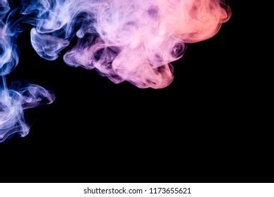 Blue Purple Vape Smoke Ring On Stock Photo 762524944 Shutterstock