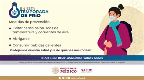 SALUD México on Twitter En esta TemporadaDeFrío Una manera de