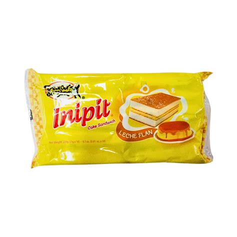 Lemon Square Inipit Cake Custard 23g X 10s