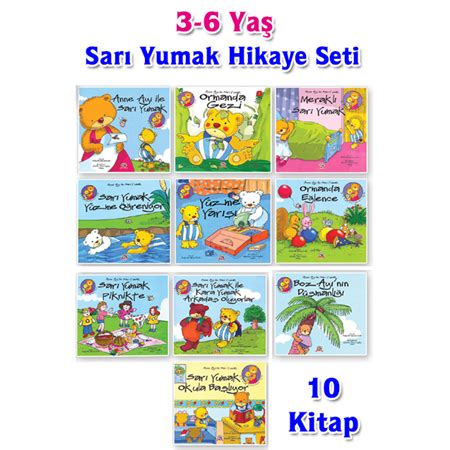 Sar Yumak Hikaye Seti Ya Kitap Okul Ncesi Destek