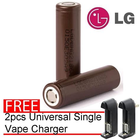 Lg Choco Hg2 18650 3 7v 3000mah 20a High Drain Flat Top Smok