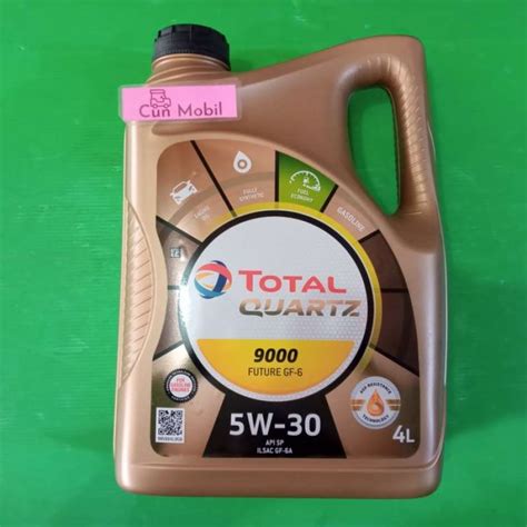 Jual Oli Mesin Total Guartz W Liter Fully Synthetic Api Sn