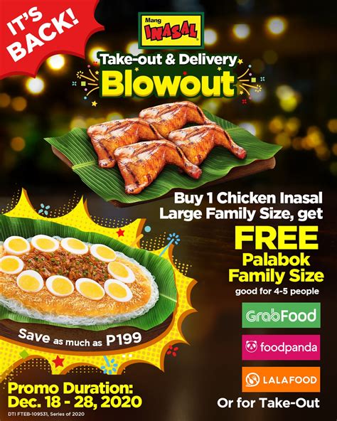 Mang Inasal FREE Palabok Blowout Promo is Back! | Manila On Sale