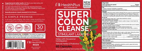 Super Colon Cleanse Capsule Health Plus Inc