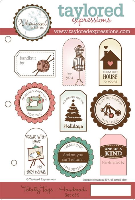 Totally Tags Handmade Stamp Set Free Printable Cards Printable