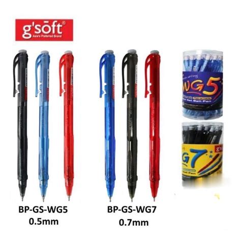 Gsoft Wg Gsoft Wg Writemate Retractable Semi Gel Ball Pen Mm