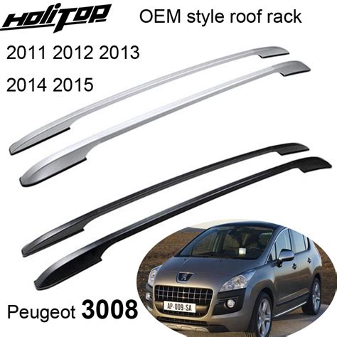 For Peugeot 3008 2016 2023 Roof Cross Bars Cargo Carrier Rails Black Set Atelier Yuwa Ciao Jp