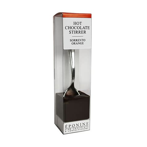 Sorrento Orange Hot Chocolate Spoon Eponine Fine Chocolate