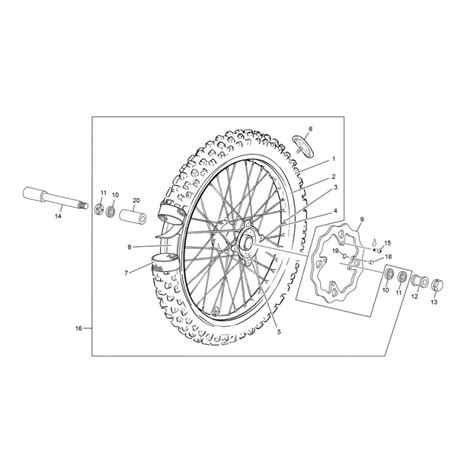 Roue Avant Sherco Sef Factory