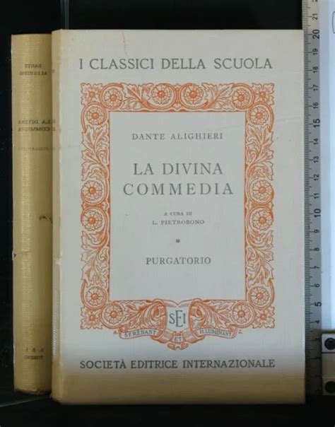 La Divina Commedia Purgatorio Dante Alighieri Societ Editrice