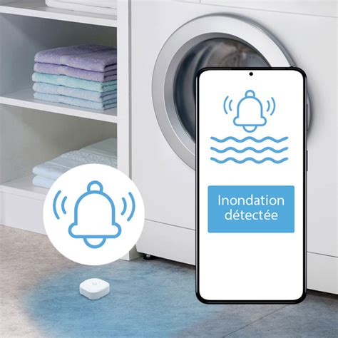 Détecteur d inondation intelligent sans fil Zigbee