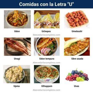 Comidas Con La Letra U Cu Ntas Conoces