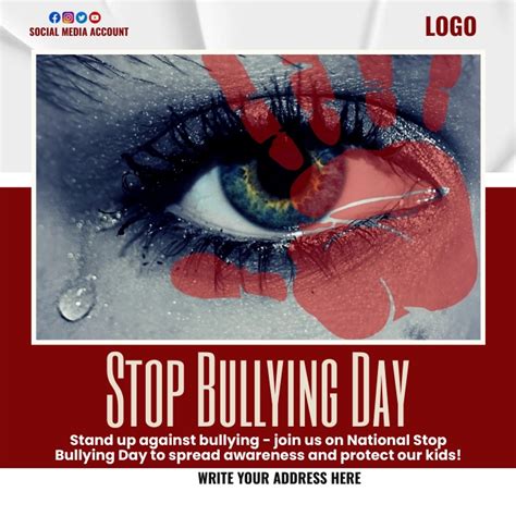 Copy Of Stop Bullying Day Postermywall