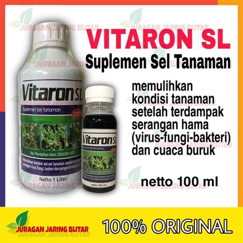 Jual Vitaron SL Memperbarui Sel Sel Tanaman Pupuk Cair Nutrisi Buah